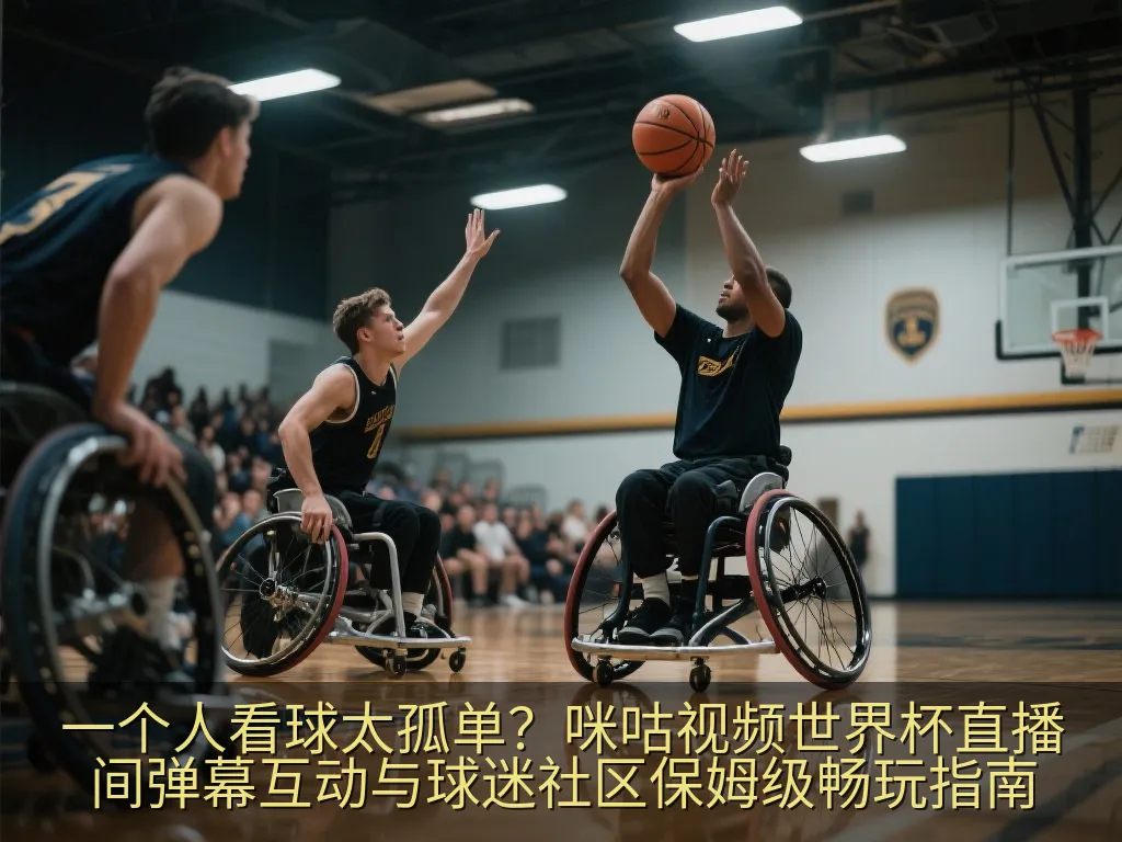 一个简洁直观的体育社交软件界面，展示着虚拟万人聊天室和球迷在线互动的生动场景。